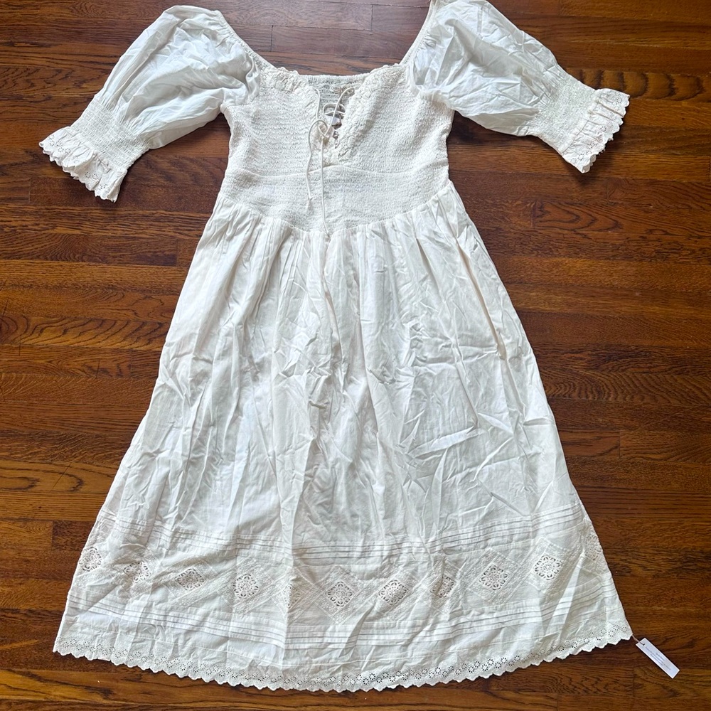 NWT Christy Dawn Maddison dress in pearl